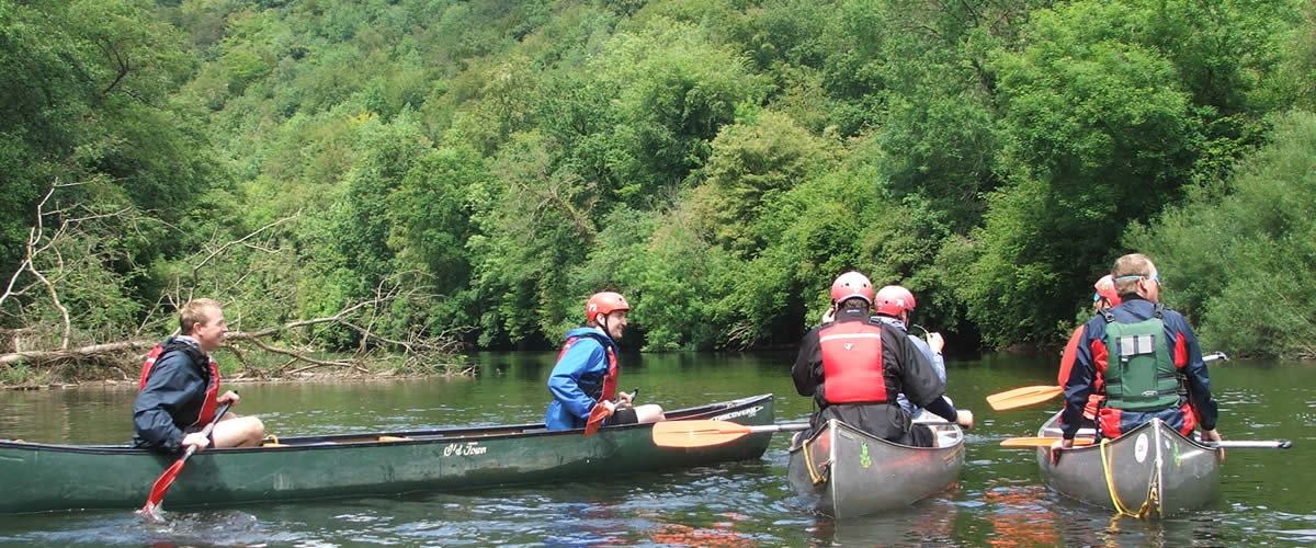 Wye-Tipi-Camping-river canoeing